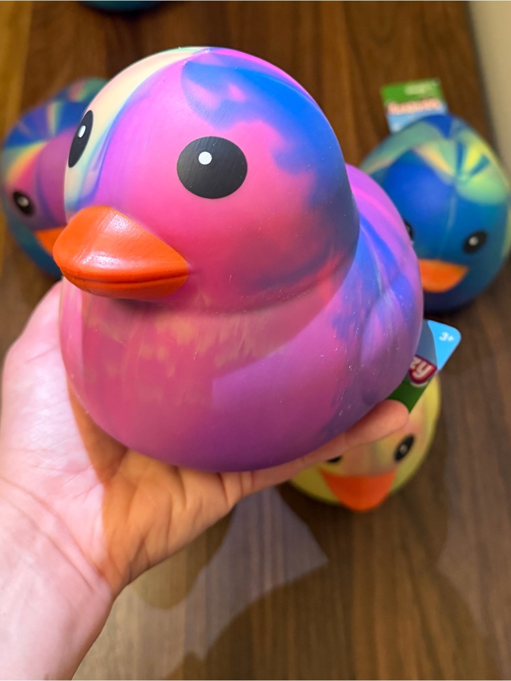 Sunny Days Jumbo Squeezy Duck – Tie Dye